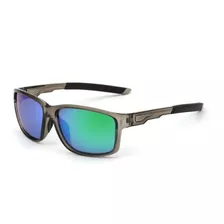 Lentes De Sol Polarizados Transparent Black Green Revo 