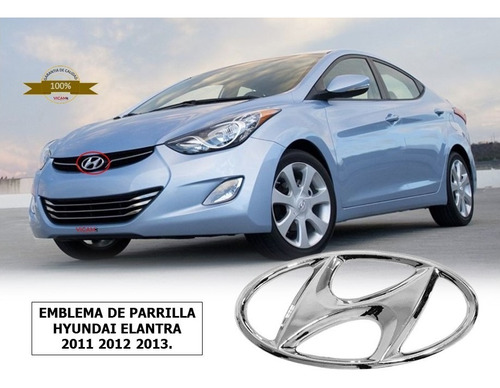 Emblema De Parrilla Hyundai Elantra 2011 2012 2013 Foto 2
