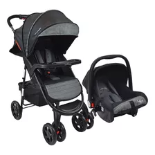 Coche Fast Con Porta Bebe Happy Baby Color Negro Color Del Chasis Negro