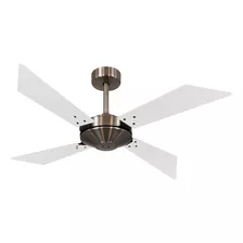 Ventilador De Teto Volare Bronze Tech 220v Branco New Office