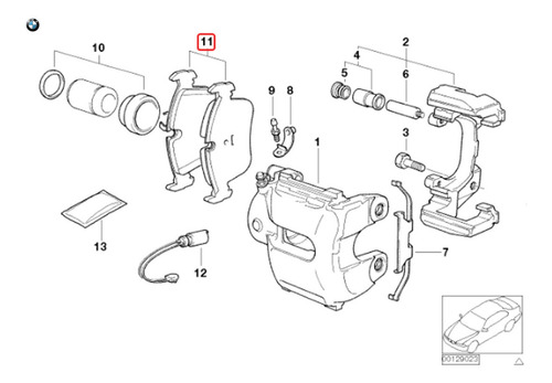 Pastillas Delanteras Bmw Z4 E85 3.0si Repuestos Foto 3