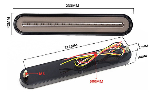 S 10-30v 100 Led Remolque Camin Luz De Freno Impermeable S Foto 8