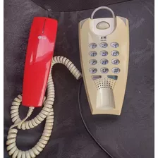 Aparelho De Telefone Com Fio Vermelho 