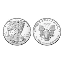 Moneda De Plata Pura 999 Águila Americana 2017 01 Onza Troy