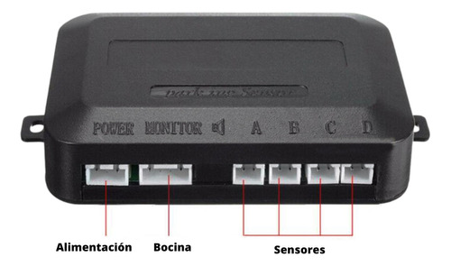 Sensor De Reversa Universal Tipo Europeo Foto 9