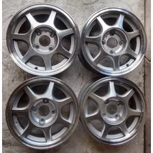 Roda Aro 13 4x100 Fiat Gm Reanult Honda Esportiva Mobi Up A2