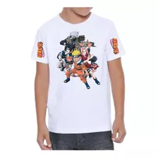 Camiseta Camisa Infantil Naruto Personalizada Pronta Entrega