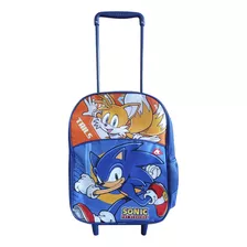 Mochila Sonic Preescolar 2l - Diseño Lona 35cm