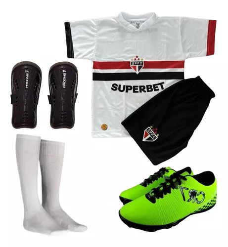 Segunda imagem para pesquisa de uniforme completo do sao paulo