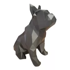 Estatua Bulldog Cachorro Decoração 15cm Lindo