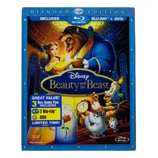 Beauty And The Beast Blu-ray+dvd Diamond Edition (3 Disc)