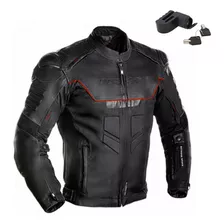 Jaqueta Motociclista Texx Moto Masculina Falco Couro Cordura