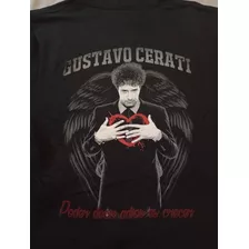 Buzo-capucha-negro-gustavo Cerati-poder Decir Adiós Es Crece