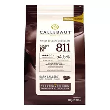 Chocolate Belga Dark Callets 811 54.5% 1kg Callebaut