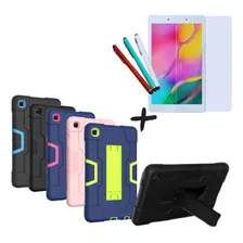 Kit Capa P/ Tablet Tab A7 Lite 8.7 + Película + Caneta Touch