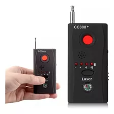 Localizador E Detector Cc308 De Câmeras E Escutas Espiã Cor Preto