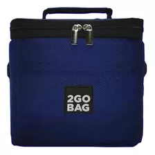 Bag Mochila Térmica Porta Marmita Masculina 2gobag Mini Navy