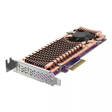 Qnap Qm2-2p-344a Dual M.2 Pcie Ssd Tarjeta De Expansion, Adm