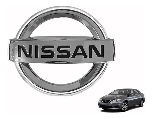 Sentra Emblema Logo Nissan Parrilla Modelos 2017 Al 2018 Foto 2