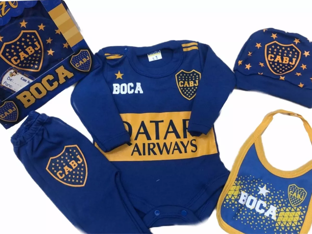 Set De Bebe Boca Juniors