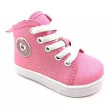 Tênis Infantil Cano Alto Glitter Molekinha 2118 578