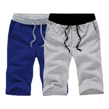 Combo 02 Bermudas De Moletinho Moleton Sport E Casual B3