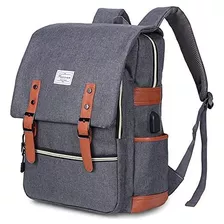 Modoker Mochila Vintage Para Portátil Para Mujeres Y Hombre