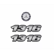 Kit Adesivos Resinado Para Mercedes 1316