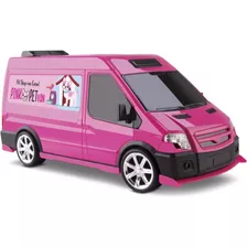 Carrinho - Pink Pet Van 35cm C/acessorios - Omg Kids