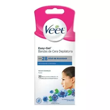 Veet Bandas Depilatorias Faciales Piel Sensible Caja 20uds