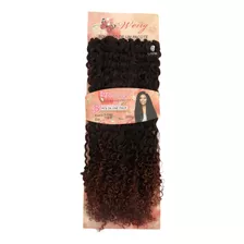 Cabelo Bio Vegetal Cacheado Jainara Para Crochet Braid Sleek Cor Preto #1