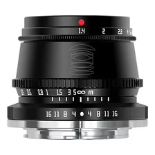 Lente Ttartisan 35mm F1.4 Aps-c M43 Para Canon M Mount