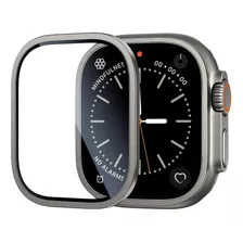 Pelicula Para Apple Watch Ultra 2 49mm Vidro Com Borda Metal