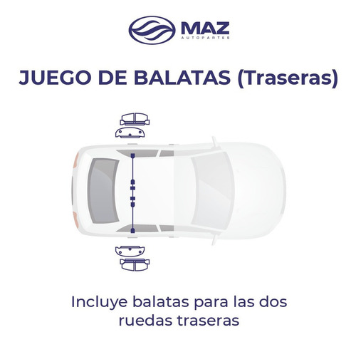 Balatas Traseras Mazda 6 Grand Touring 2014-2015 Brembo Foto 4