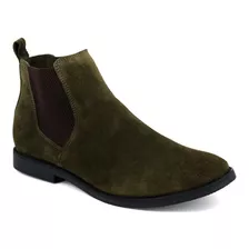 Chelsea Boots Masculina Couro Camurça Legitima Frete Gratis