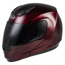 Gmax Md-04 Modualar - Casco Deportivo Dual (rojo Vino, L)