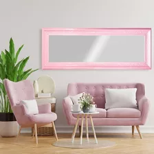 Espejo De Cuerpo Completo Rosa Estilo Pop Art Moderno Color Del Marco Rosa