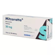 Mitzoratta 20 Mg Caja Con 28 Tabletas