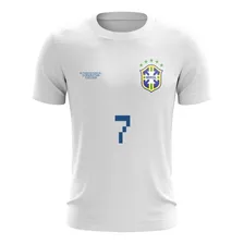 Camisa Camiseta Allejo Brasil Branca