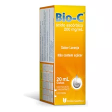 Bio-c Solução Em Gotas 200mg/ml Sabor Laranja 20ml
