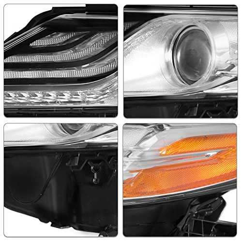 Led Drl Proyector Faro Conjunto Para ******* Toyota Camry L  Foto 4