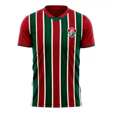 Camiseta Fluminense Roleplay Braziline - Verde E Vermelha