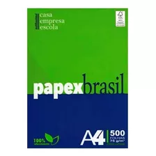 Papel A4 C/ 500 Folhas Papex Premium 75g Cor Branco