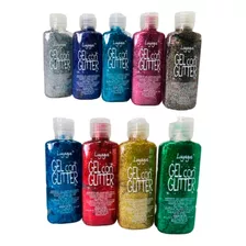 Gel Cn Glitter Para Cara Y Cuerpo Maquillaje Ojos Labios X10