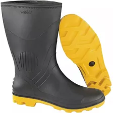 Bota Galocha Pvc Impermeável Proteção Chuva Borracha Motoboy