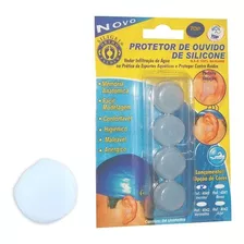 Protetor De Ouvido 4040 Silicone Moldável Orthopauher Azul