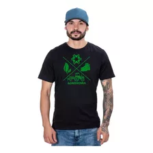 Camiseta Masculina Agronomia Manga Curta Preta Agro