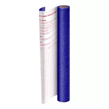 Plastico Adesivo 45cmx10m - Gliter Azul Pp 0,10 - Dac