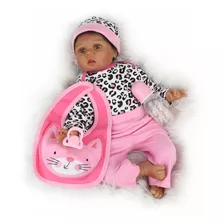 Muñeca Charex Reborn Baby Doll 22 Pulgadas Afroamericano Mnc