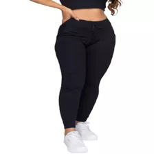 Calça Algodão Casual Feminina Jogger Tecido Grosso 36 Ao 46 